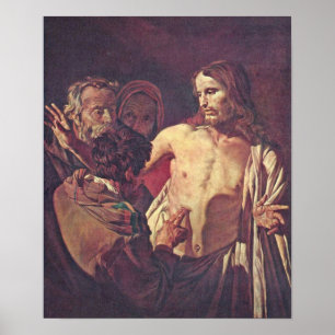 Poster Gerard van Honthorst - douter de Thomas