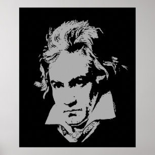 Poster German Composer, Pianist of classical music.