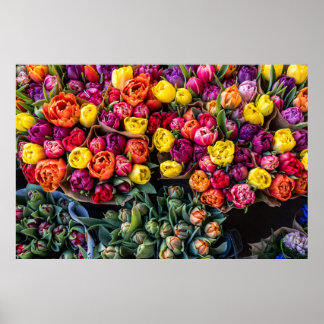Poster German Flower Market – Fresh Market Blooms