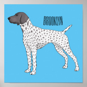 Poster German Shorthred Pointer dog