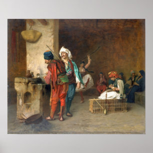 Poster Gérôme - Café House, Le Caire