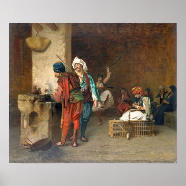 Poster Gérôme - Café House, Le Caire (Devant)