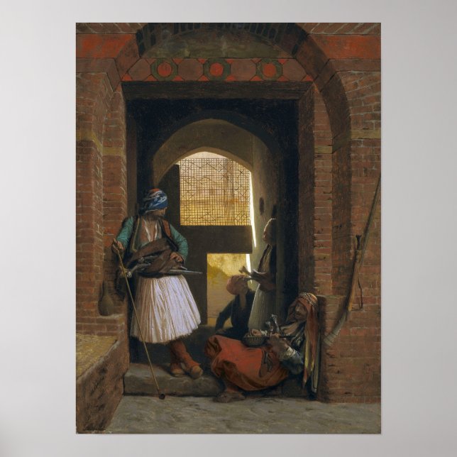 Poster Gérôme - Darnautes Guards Corps Au Caire (Devant)