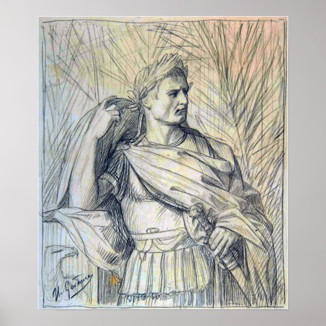 Poster Gérôme - Jules César (Devant)