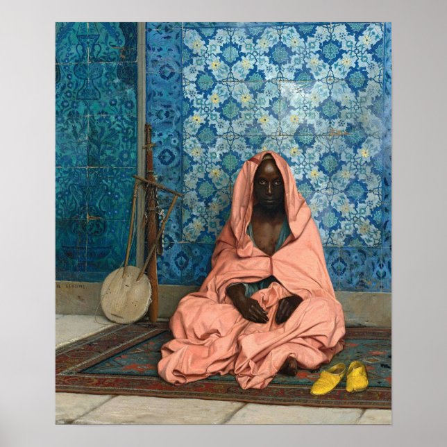 Poster Gérôme - Le Barde Noir 1888 (Devant)