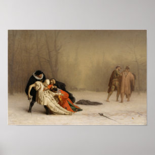 Poster Gérôme - Le Duel Après La Mascarade
