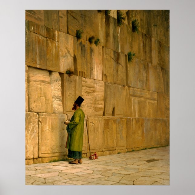 Poster Gérôme - Le Mur des lamentations (Devant)