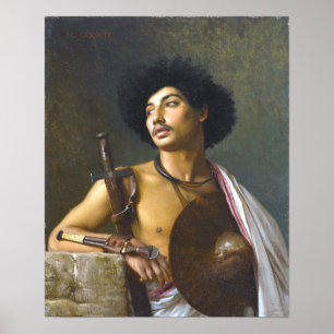 Poster Gérôme - Un guerrier de Bischari