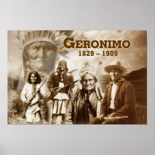 Poster Geronimo de la Chiricahua Apache