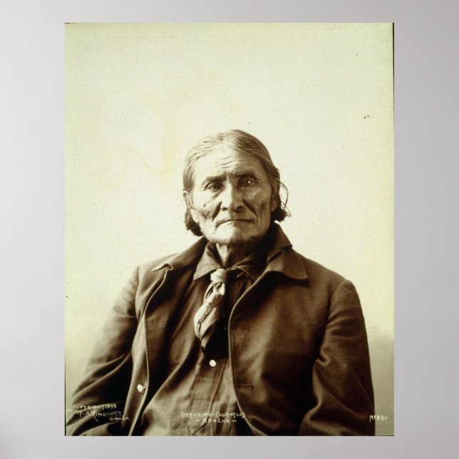 Poster Geronimo (Guiyatle) Apache Amérindiens (Devant)