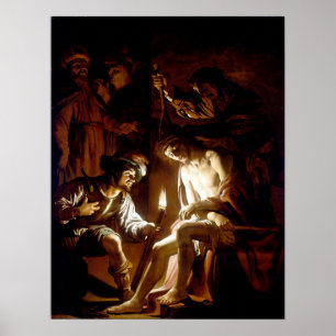 Poster Gerrit van Honthorst Christ couronné d'épines