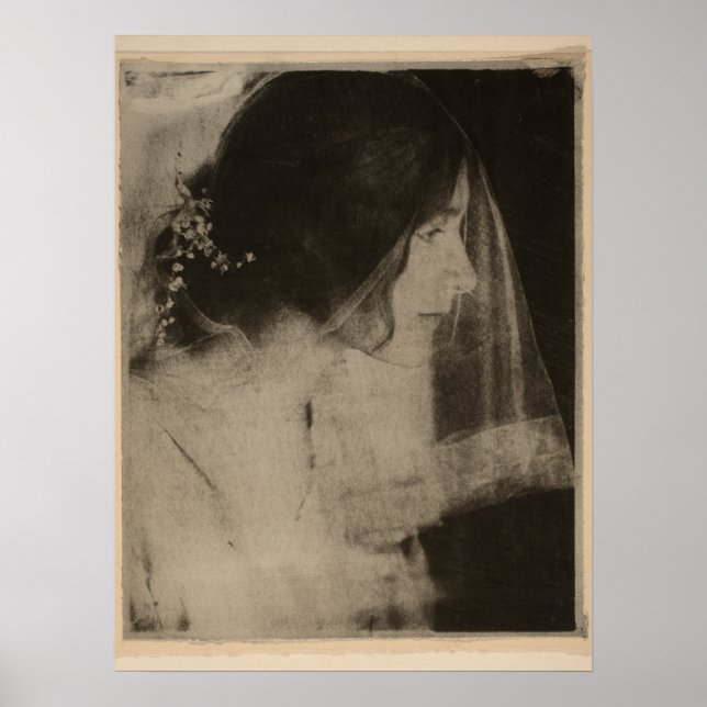 Poster Gertrude Käsebier - La mariée, 1902 (Devant)