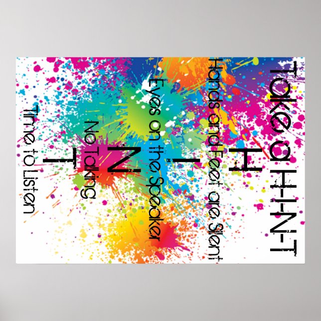 Poster Gestion des salles de classe (Devant)