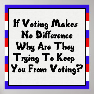 POSTER GET OUT THE VOTE