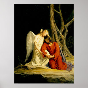 Poster Gethsémani, célèbre peinture,
