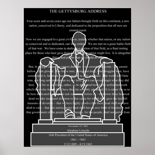 Poster Gettysburg (Devant)