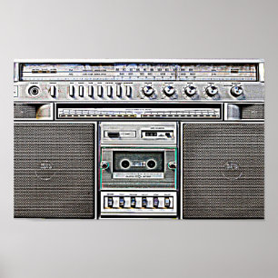 POSTER GHETTO BLASTER