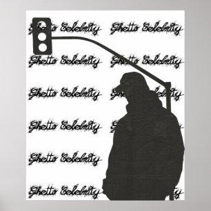 Poster Ghetto Hip hop vintage Celebrity Street Urban