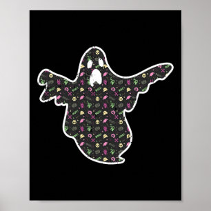 Poster Ghost Boo Grim Reaper Citrouille Motif Easy Hallow