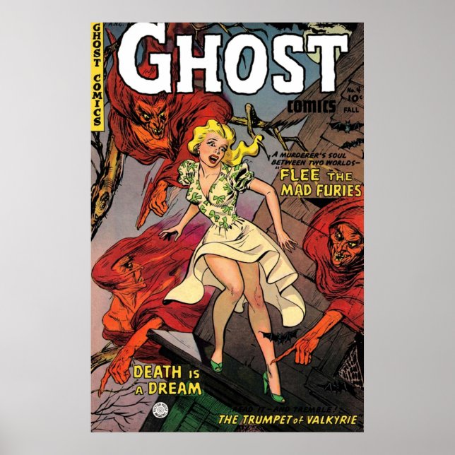 Poster Ghost Comics Vintage Comic Cover (Devant)