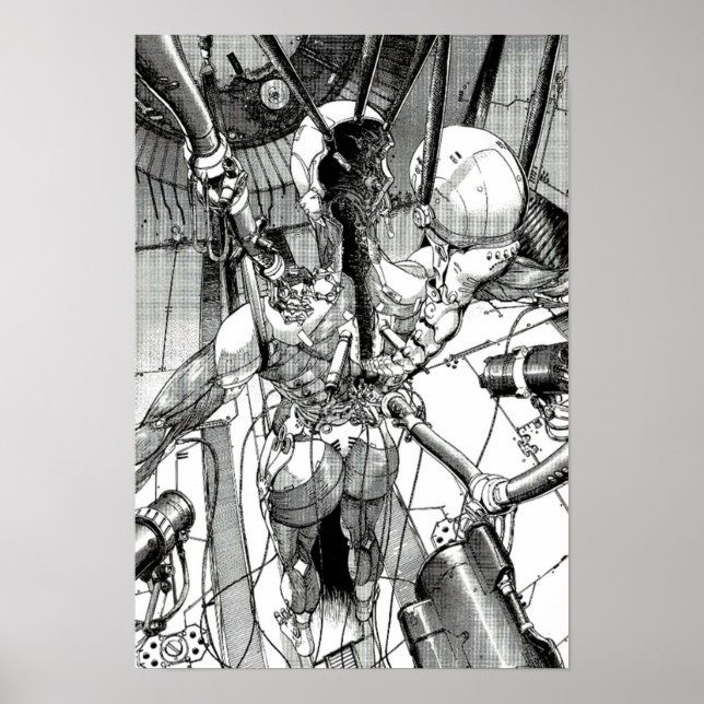 Poster Ghost dans l'interface de l'homme de shell (Devant)