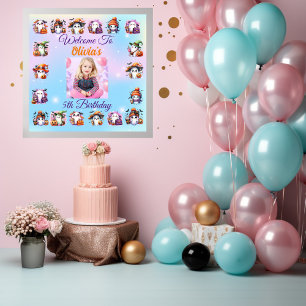 Poster Ghost pour Enfants Anniversaire Cute Coffee