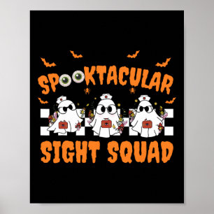 Poster Ghost Sight Squad Halloween Optométrie