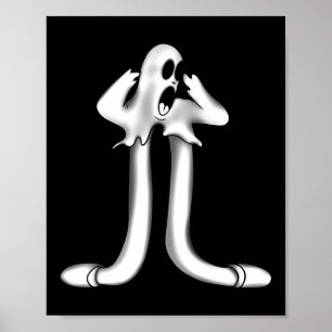 Poster Ghost X Koko Le Clown effrayant Goth