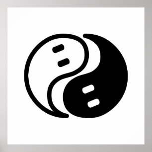 Poster Ghost Yin Yang