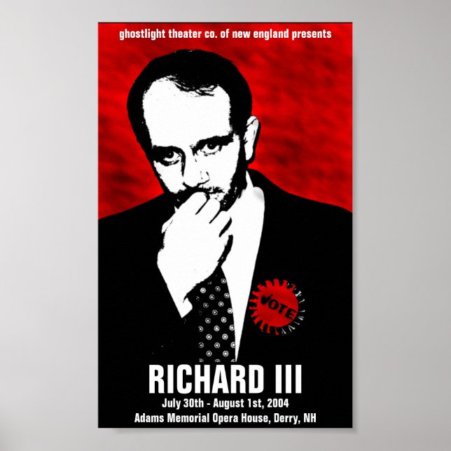 Poster Ghostlight Richard III (Devant)
