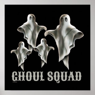 Poster GHOUL SQUAD drôle fantôme éffrayant