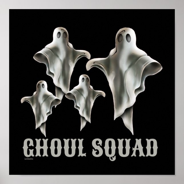 Poster GHOUL SQUAD drôle fantôme éffrayant (Devant)