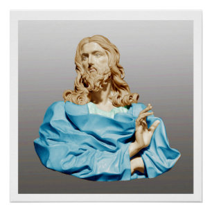 Poster Gian Lorenzo Bernini Bust of Christ 1679