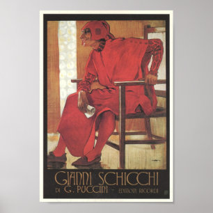 Poster Gianni Schicchi Opera