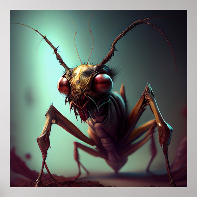 Poster Giant insect (Front)