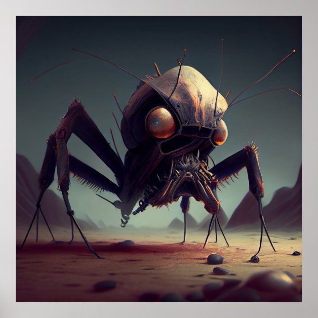 Poster Giant insect (Front)