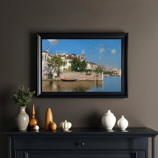 Poster Giardino del Palazzo Vendramin, Martin Rico (Créateur téléchargé)