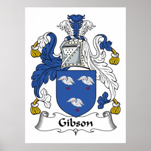 Poster Gibson Family Crest