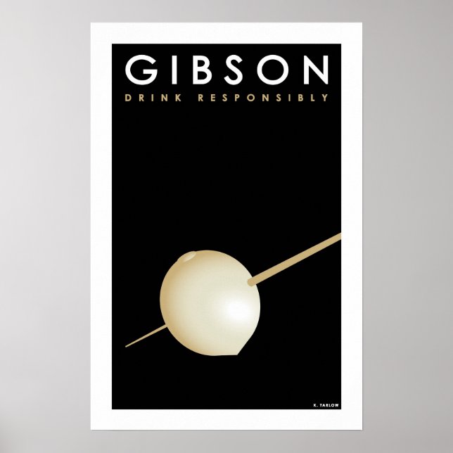 Poster Gibson (Petite affiche) (Devant)