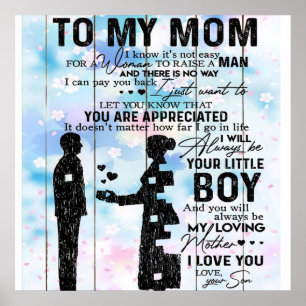 Poster Gift For Mama   To My Mother Best Gift