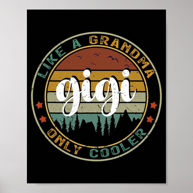 Poster Gigi Comme Une Grand-Mère Seulement Glacière Mère  (Devant)