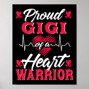 Poster Gigi D'Un Guerrier Du Coeur Sensibilisation À L'Éc