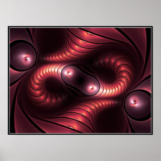 Poster gigre infini (rouge)
