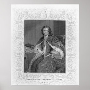 Poster Gilbert Burnet, évêque de Salisbury