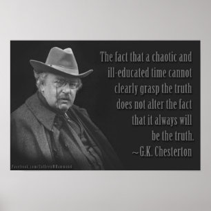 Poster Gilbert Keith Chesterton