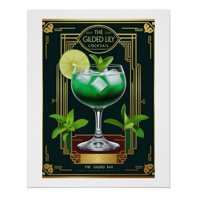 Poster Gilded Lily (Devant)