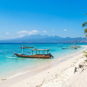 Poster Gili Trawangan île Paradis Plage Wall Art