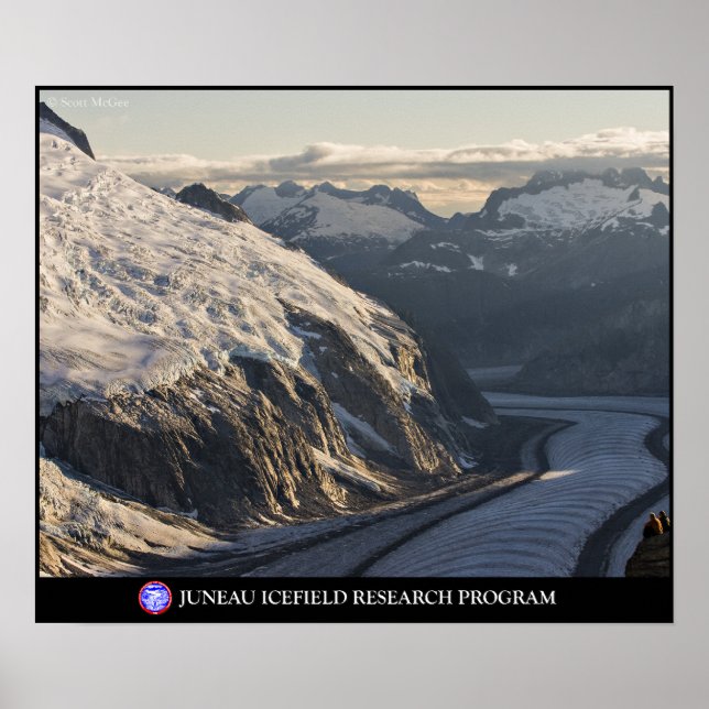 Poster Gilkey Trench as the Sun sets (Devant)