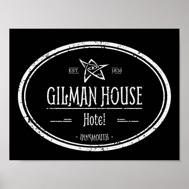 Poster Gilman House Innsmouth Lovecraftian (Devant)