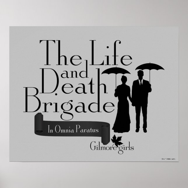 Poster Gilmore Girls | La brigade de la vie et de la mort (Devant)